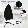 Indoor Outdoor Hammock Chair Foldable Wicker Rattan Hanging Chair