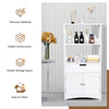 Kitchen Cupboard Bathroom Cabinet Freestanding Storage Cabinet Bookcase W/2 Door