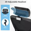 Ergonomic Office Chair Lumbar Support Adjustable Headrest High Back Black UK