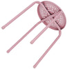 Set of 6 Metal Stacking Stools Round Nesting Bar Stool with X-shape Connection