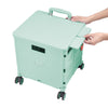 Folding Shopping Trolley Box 55L Camping Picnic Boot Cart Storage Stair Climbing