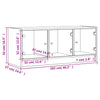 Festnight TV Units, TV Stand Cabinet, TV Cabinets for Living Room, TV Stand G5Z8