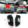 Side Mirror Cover Caps Gloss Black For BMW 5 Series F10 F11 2011-2013 Pre-LCI