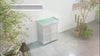 Outdoor Garden Storage Shed Tool Wooden Box w/ Hinged Roof 74x43x88cm, Grey