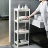 3/4 Layer Floor Caddy Shelf Organizer Bathroom Plastic Storage Rack Shower Pan