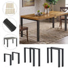 2PCS Metal Legs Table Desk Bench Steel Legs Industrial Furniture Frame w/ Screws
