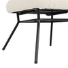 Teddy Wool Fabric Upholstered Accent Chair Living Room Bedroom Lounge Armchair