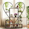2PCS Multiple Metal Heart Shape Plant Stand Ladder Plant Holder Display Shelf