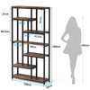 Tribesigns 79 Inch Extra Tall Bookshelf, 7-Tier Vintage Bookcase