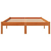 BaraSh Bed Frame Wax Brown 120x200 Solid Wood Pine,Platform Bed Frame,For N4A7