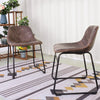 Rustic Style Bar Stools Armless Dining Barstool Counter Chair Seat Balcony Yard