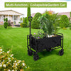 Heavy Duty Folding Wagon Cart Trolley Garden Camping Festival Beach Trailer