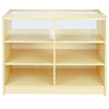 Retail Counter Maple Display Shop Storage Glass Jewellery Showcase Cabinet Desk
