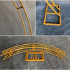 Oversize Large Round Wedding Arch Backdrop Stand Double Hoop Party Drapery Frame