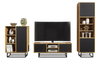 Living Room Set Loft Retro Industrial TV Unit Stand Vintage Oak Cabinet Cupboard