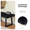 Hallway Bench End of Bed Bench Upholstered Ottoman Padded Seat Stool for Bedroom