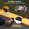 317 x 255 cm Rectangle Outdoor Trampoline w/Basketball Hoop-Orange