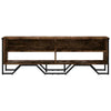TV Cabinet Smoked Oak 122x34x41 cm Engineered Wood HOT