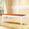 Solid Pine 2 / 3 Seater Bench Seat Shabby Chic Wooden Kitchen Garden Dining Room