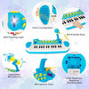 31-Key Piano w/Stool Set for Kids Toddler’s Electronic Keyboard-Blue