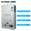 LPG Hot Water Heater Propane Gas Tankless Instant Boiler Heating&Shower Head Kit