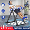 300LBS Foldable Gravity Inversion Table Neck Back Fitness Inverter Blue