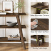 105cm Entryway Console Table, 3-Tier Wooden Narrow Sofa Table for Living Room