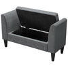 Chesterfield Storage Bench Footstool Bed End Window Seat Hallway Shoe Stool