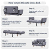Loveseat Sofa Bed Recliner Sofabed Settee Small Bedroom Sofa Single Sleeper Bed