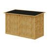 Triple Wheelie Bins Storage Wooden Store Cover Garden Rubbish Dustbin Enclosure