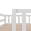 Double Bunk Beds 3FT Single Pine Wooden Bed Kids Sleeper with Slide and Ladder