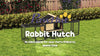 Rabbit Hutch Outdoor with Steel Run, Removable Plastic Tray
