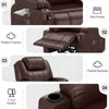 Riser & Recliner Armchair Leather 8 Point Electric Heated Massage Sofa Arm Chair