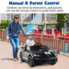 Kids Soft Start Electric Vehicle 12V Battery Powered car w/Remote Control-Black