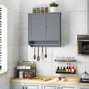 Space-saving Storage Organizer Hanging Bathroom Cabinet-Grey