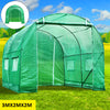 3M X 2M Fully Galvanised Steel Frame Greenhouse Cultivation Run Polly Tunnel