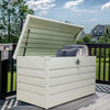 XL Garden Storage Utility Cushion Box Shed Metal Chest Waterproof Outdoor Patio