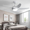 Modern 48" Ceiling Fan with LED Light Remote Control 5 Blades 3 Speed Setting UK