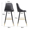 Set of 2 Barstools Kitchen Counter Bar Chairs Stools Breakfast Reception Seat