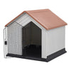 Large Outdoor Indoor Garden Pet Puppy Dog Animal Shelter Plastic Kennel House UK