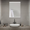 Fog-free Bathroom LED Makeup Shaver Mirror Cabinet with Dimmable 3-Colour Lights