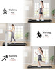 Underdesk 1-12km/h Treadmill Walking Running Smart Machine For Home&Office GREY
