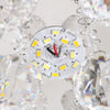 40/50cm Flush Mount Modern Square Ceiling Chandelier Crystal Light Lamp Pendant