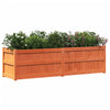Camerina Garden Planter Wax Brown 180x50x50 Solid Wood Pine,Garden B0W2