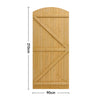 Privacy Wooden Garden Gate Pedestrian Fence Gate Porch Decorative Fence Panel