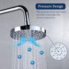6" Round Shower Head Chrome plastic shower Rainfall Overhead Bathroom Large UK