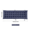 Garden Sun Lounger Cushion Chair Sunbed Recliner Replacement Cotton Seat New