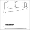 Luxury Duvet Cover SET Stripe Quilt Covers Bedding Sets Single Double King Size