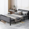 Folding Single Bed 3FT Metal Spare Guest Bed Portable Sleeper Bedframe Adults