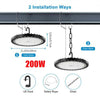40Pack 200W UFO Led High Bay Light Commercial Warehouse Factory Lighting Fixture